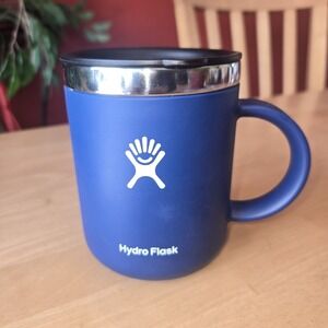 Hydro Flask 12 oz  Blue Insulated Mug With Lid Handle Stainless Steel Plastic